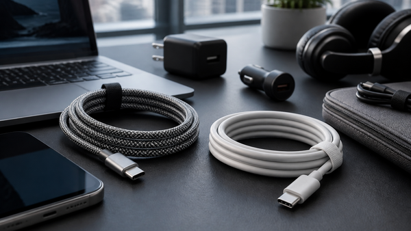 Durable Braided vs Silicone Charging Cables for Everyday Use in the USA: A 2026 Expert Comparison