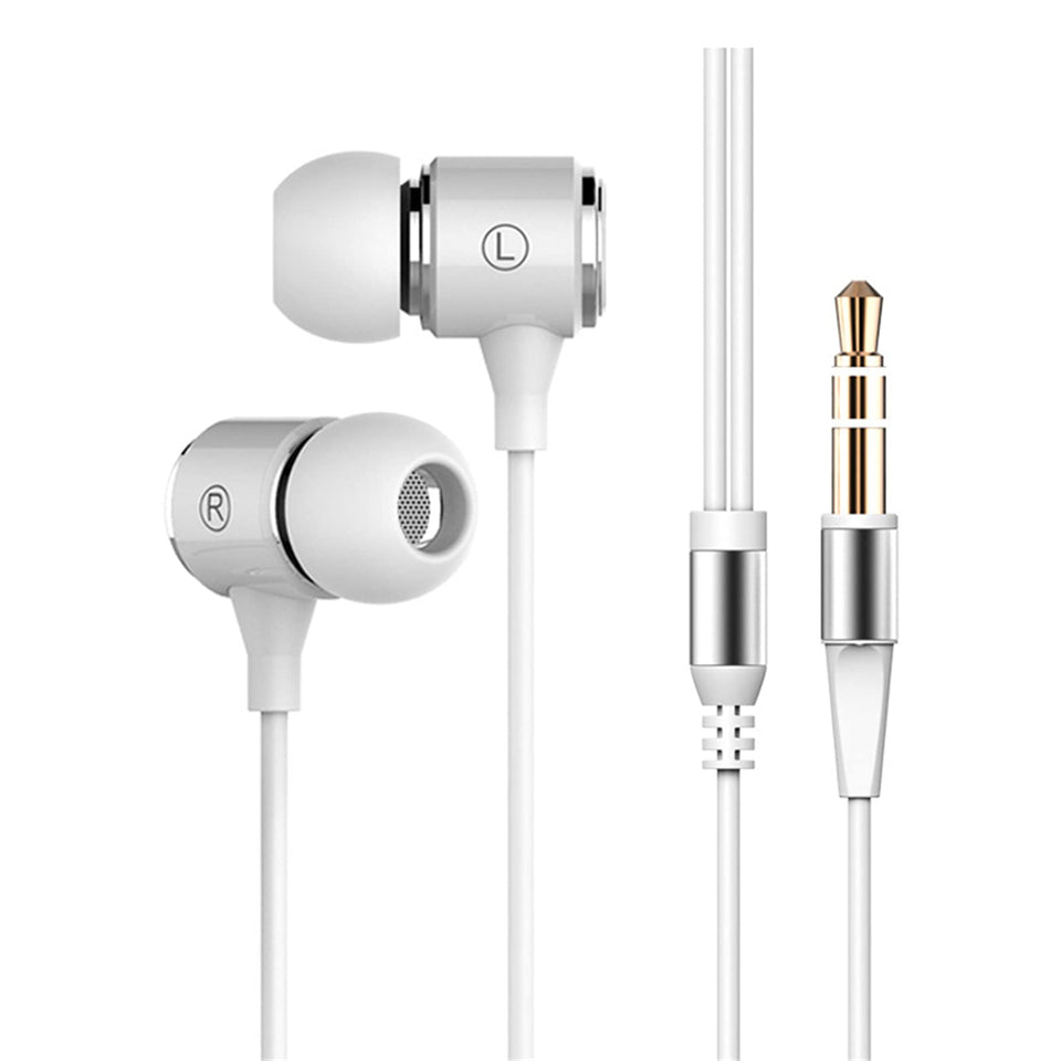 100SEASHELL long cord earbuds ideal for watching TV with clear sound and comfort
