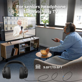 100SEASHELL volume-control lets seniors fine-tune sound without disturbing others.