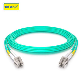 10Gtek 30m full-length patch cable laid out for data center testing