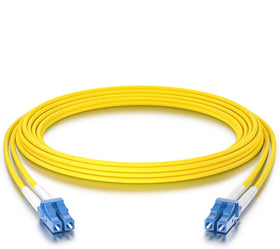 10Gtek LC-LC OS2 patch cable in yellow for reliable singlemode links