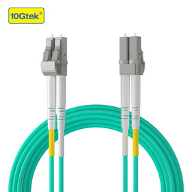 10Gtek OM3 fiber core 50/125um in aqua supports reliable data transfer.