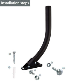 1byone antenna mount easy installation with included screws and anchors