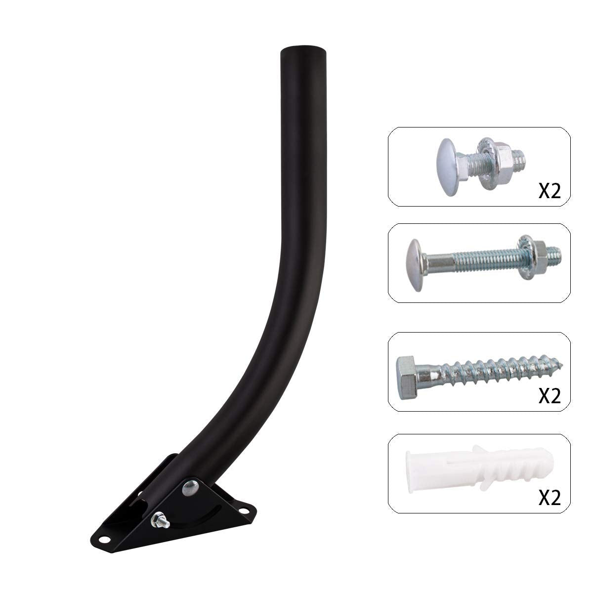 1byone antenna mount with weather-proof coating for all-weather use