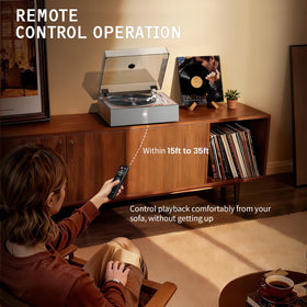 1byone AT-3600L cartridge ensures stable tracking and clear playback.
