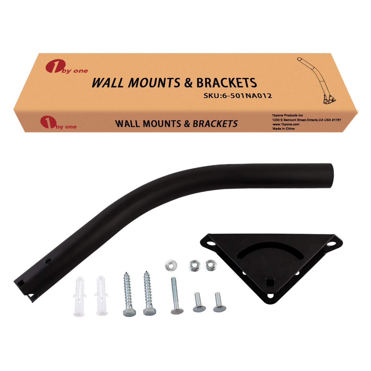 1byone universal mounting brackets for various pole configurations