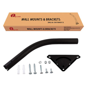 1byone universal mounting brackets for various pole configurations