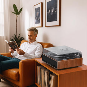 1byone turns records at 33 and 45 RPM for versatile listening