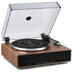 1byone vinyl player with Bluetooth input for wireless listening