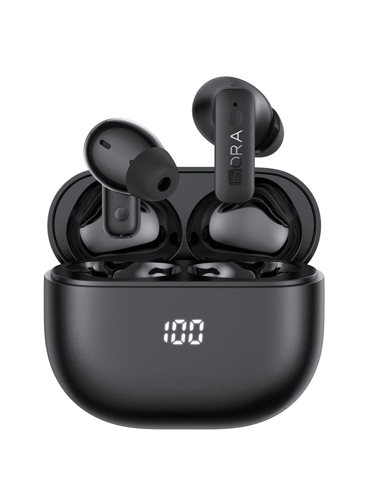 1 Hora ANC earbuds with LED display for quick battery check