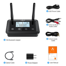 1Mii B03+ TV setup with optical pass-through for clean audio.