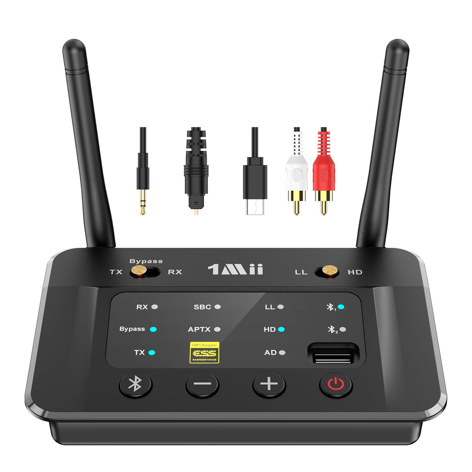 1Mii B03S front view, compact and versatile transmitter-receiver for any setup.
