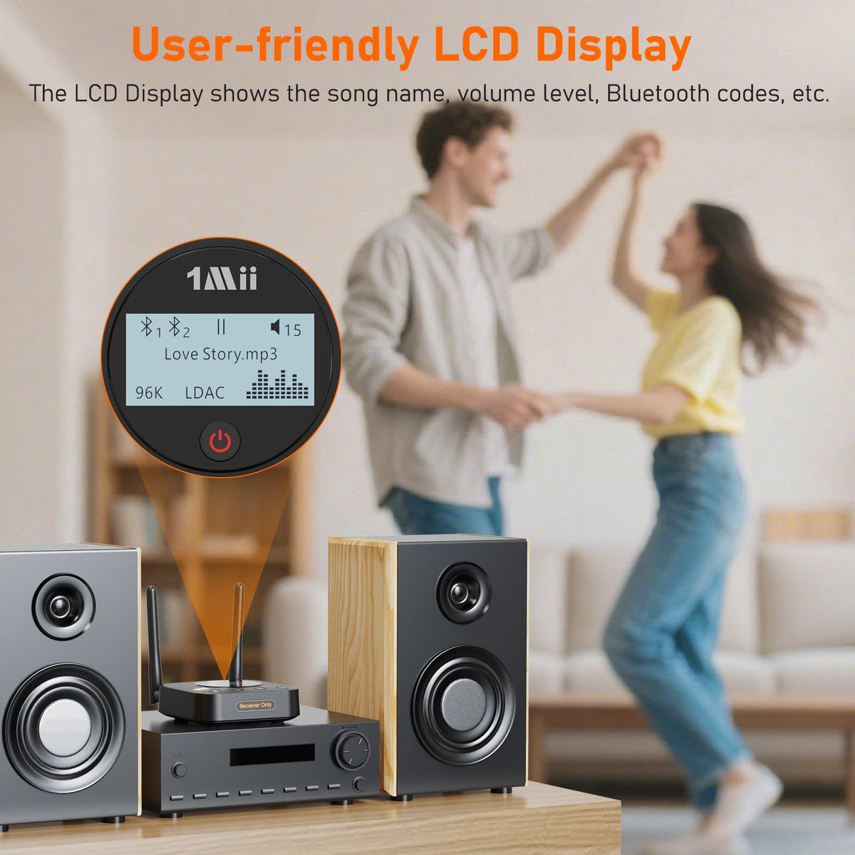1Mii B06Pro+ ESS DAC chip for precise, lifelike sound.