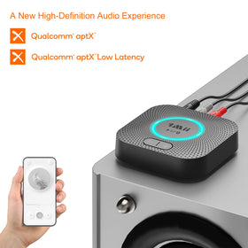 1Mii B06S rear RCA and 3.5mm outputs, enabling legacy speaker connection