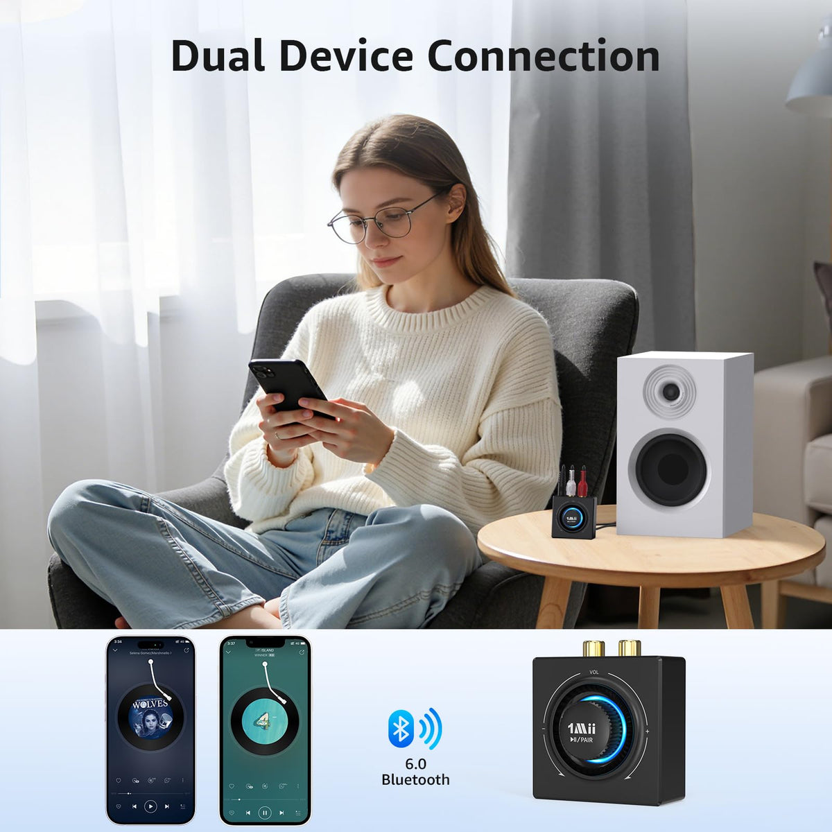 1Mii B06T3 dual-link feature with two devices