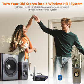 1Mii DS200Pro back ports with RCA and optical outputs for versatile connections.