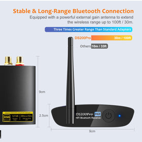 1Mii DS200Pro RCA and optical outputs for versatile system connections.