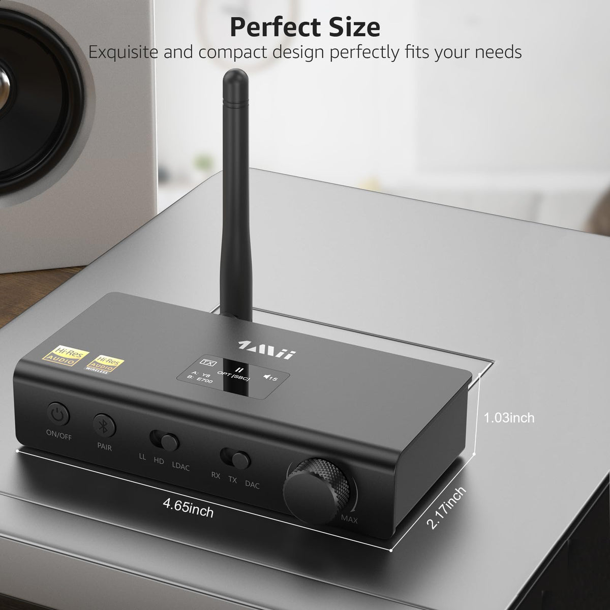 1Mii DS700 dual-link lets two Bluetooth devices listen simultaneously