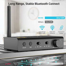 1Mii DS700 long-range antenna supports stable wireless audio across rooms