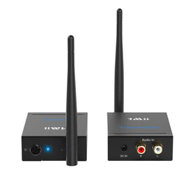 1Mii front view of transmitter and receiver showing compact design and easy setup