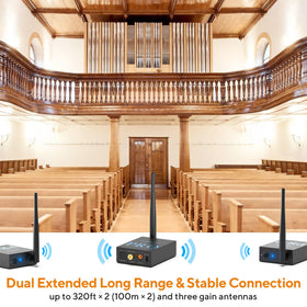 Low latency under 20ms keeps video and sound in sync