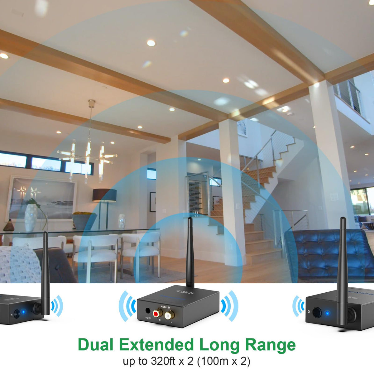 1Mii antenna close-up illustrating robust 2.4GHz reception and extended range
