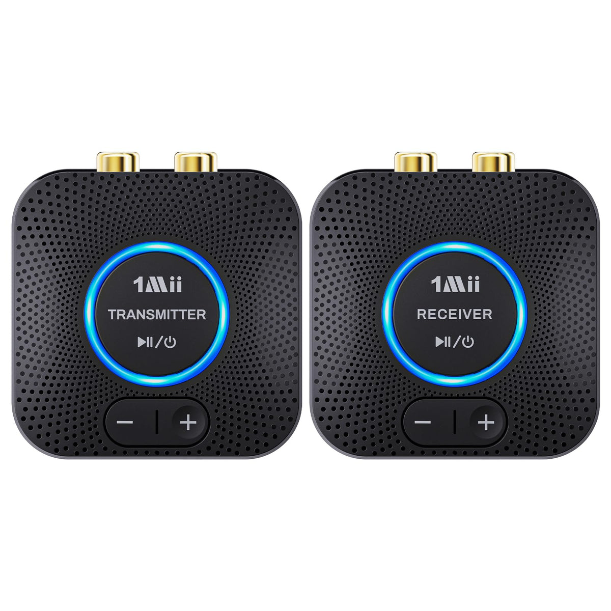 1Mii transmitter and receiver in a compact design for discreet TV setup
