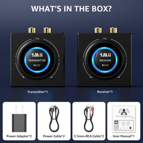 1Mii wireless adapter supports TVs, PCs, and soundbars