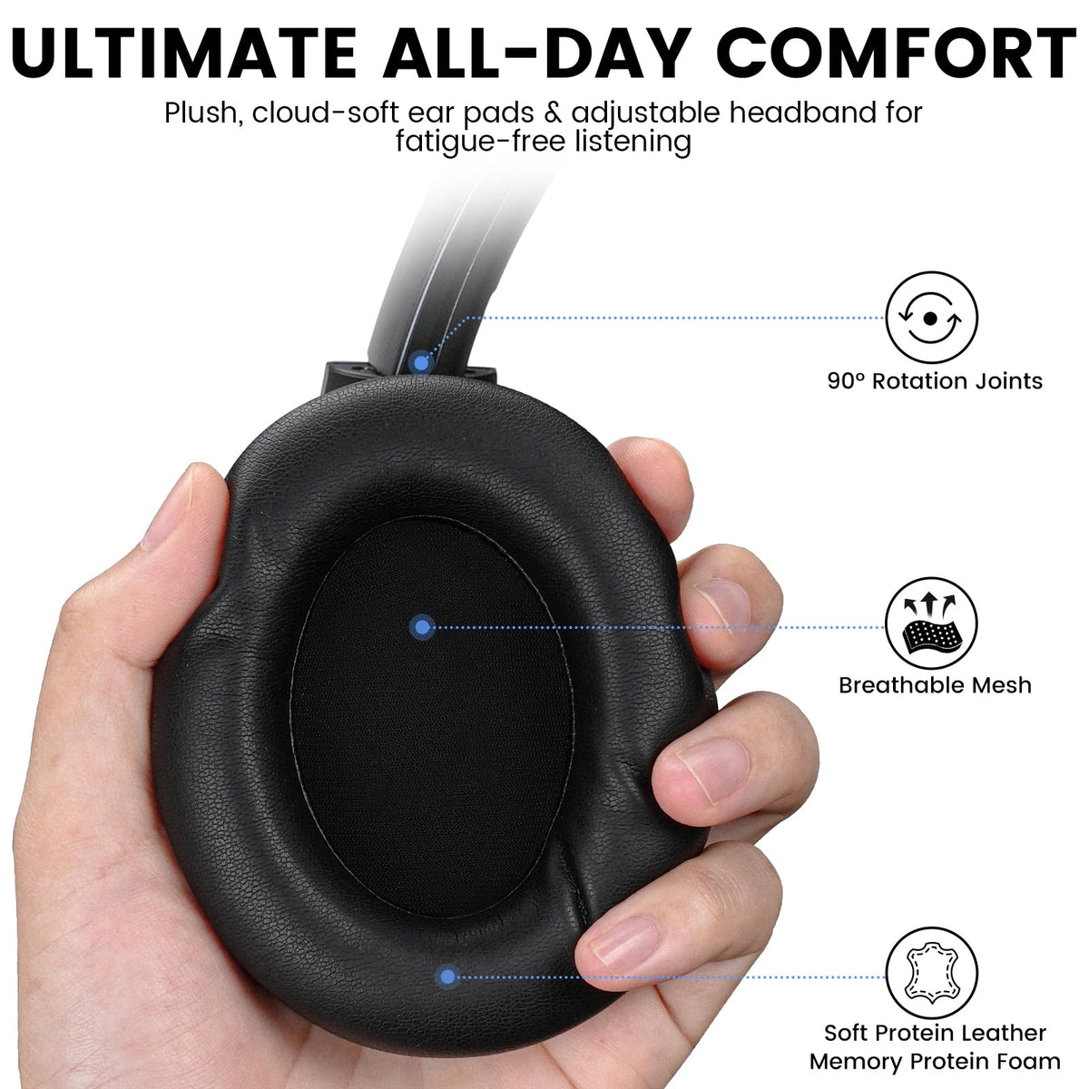 1Mii Y8 40mm driver detail illustrating Hi-Res audio clarity