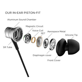 1MORE inline microphone and remote visible for hands-free calling convenience
