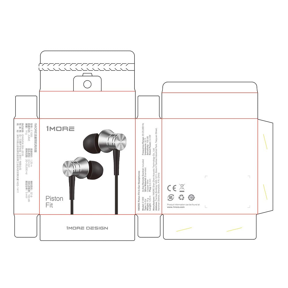 1MORE earphone next to a coin for size comparison and easy pocketability