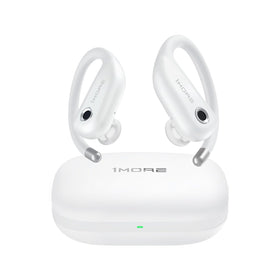1MORE Fit Open Earbuds S50 case in white for easy charging and storage