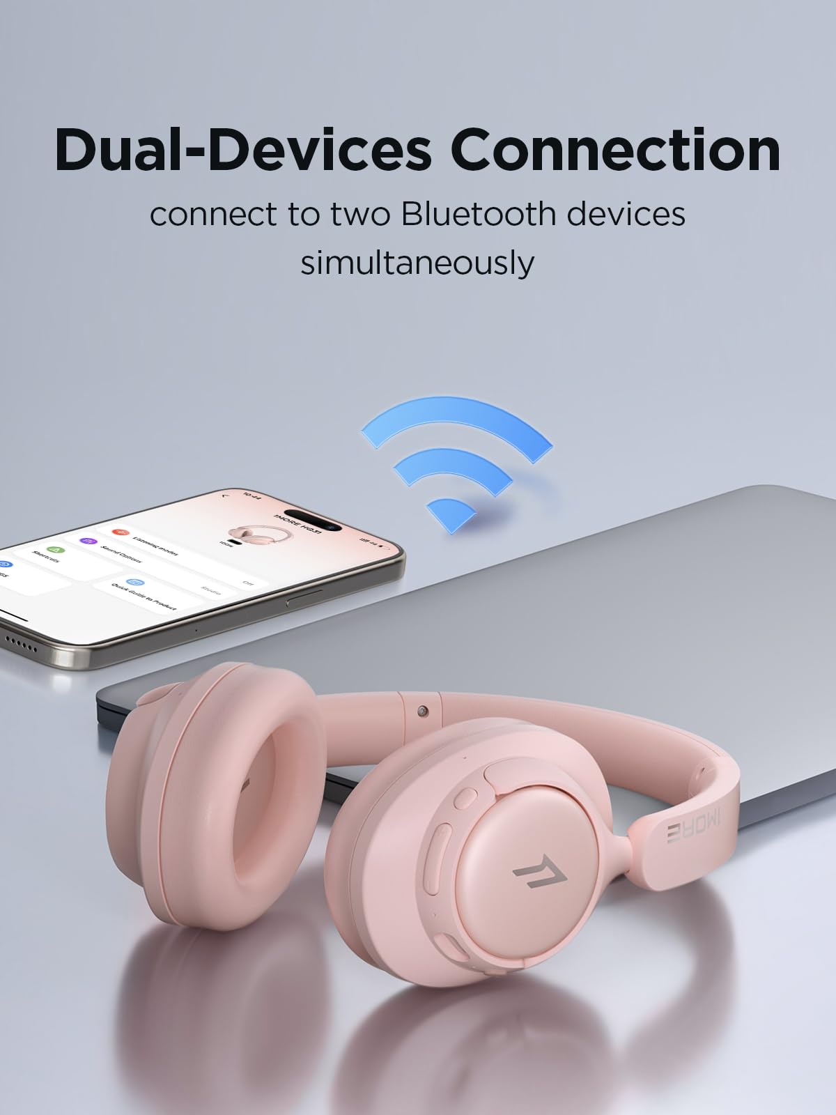 1MORE HQ31 control buttons and ports highlighted for simple on-device use