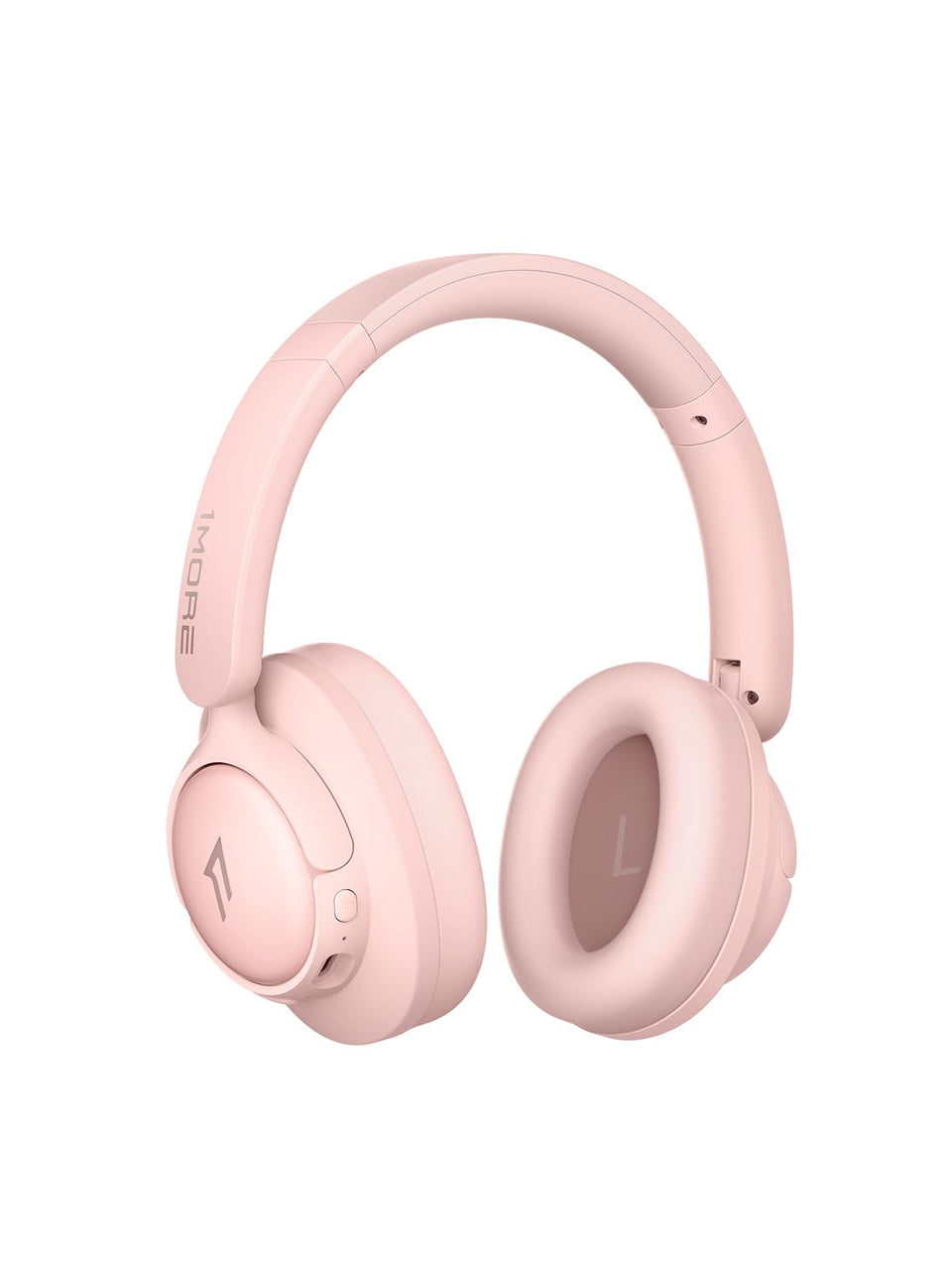 1MORE HQ31 front view in pink showing sleek design and premium finish
