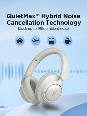 1MORE HQ31 folded side profile highlighting compact foldable design for portability