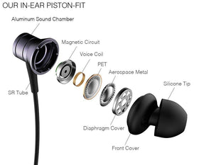 1more-piston-fit-angled-ear-fittings offer ergonomic comfort and secure fit.