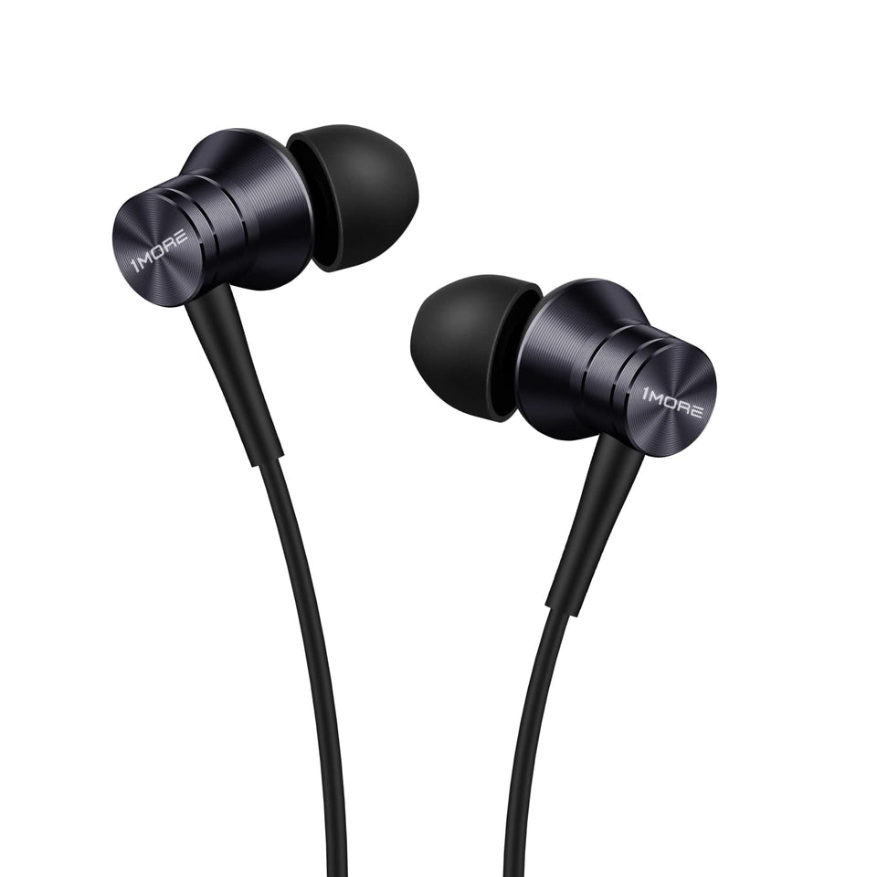 1more-piston-fit-earphones-with-mic offer compact in-ear design for daily listening.