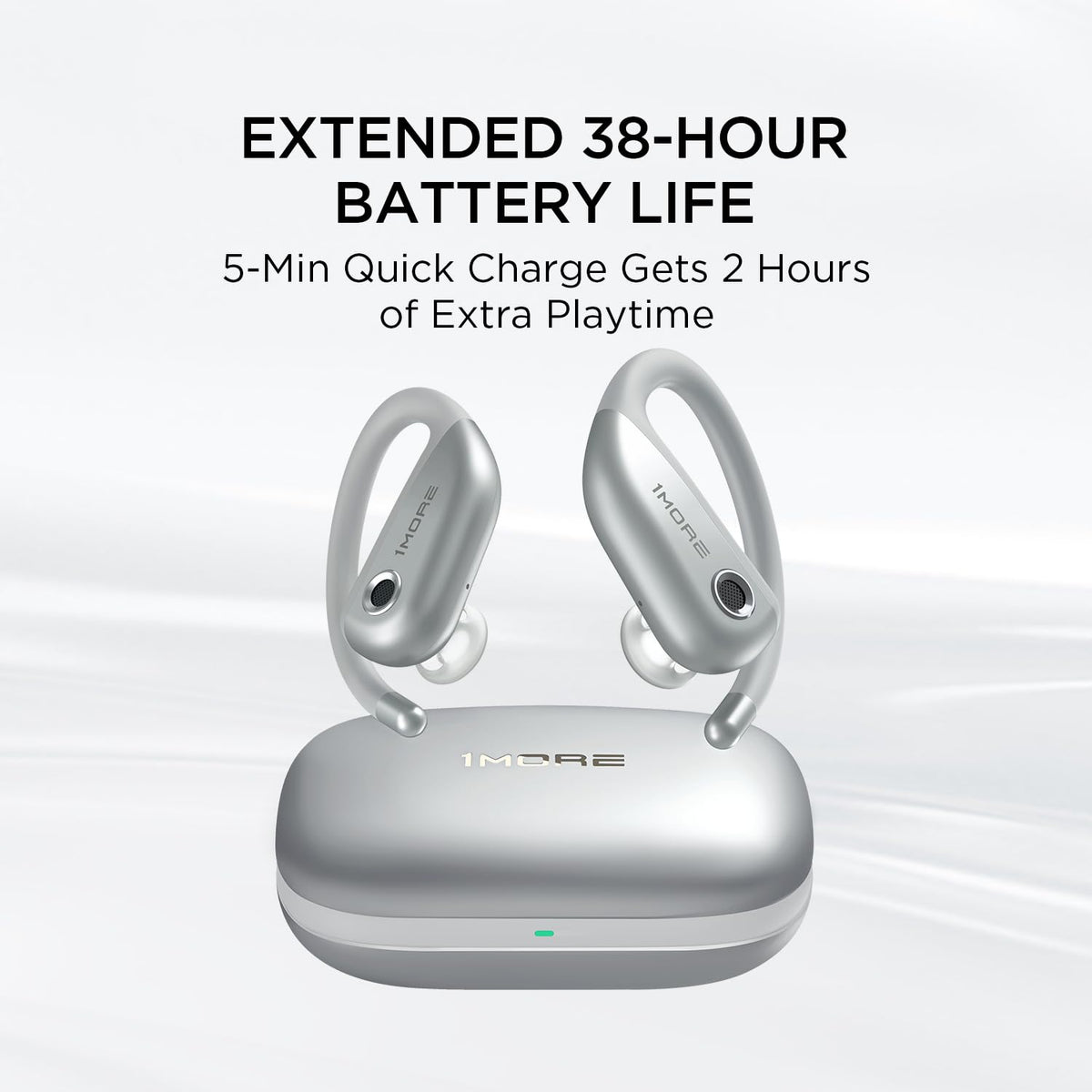 1MORE S50 sport earhooks keep earbuds secure during intense runs