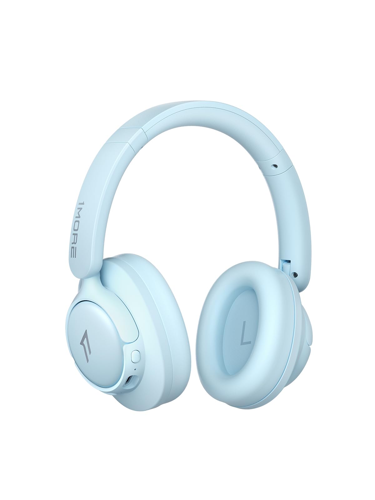 1MORE SonoFlow SE front view showing sleek blue finish and comfortable fit