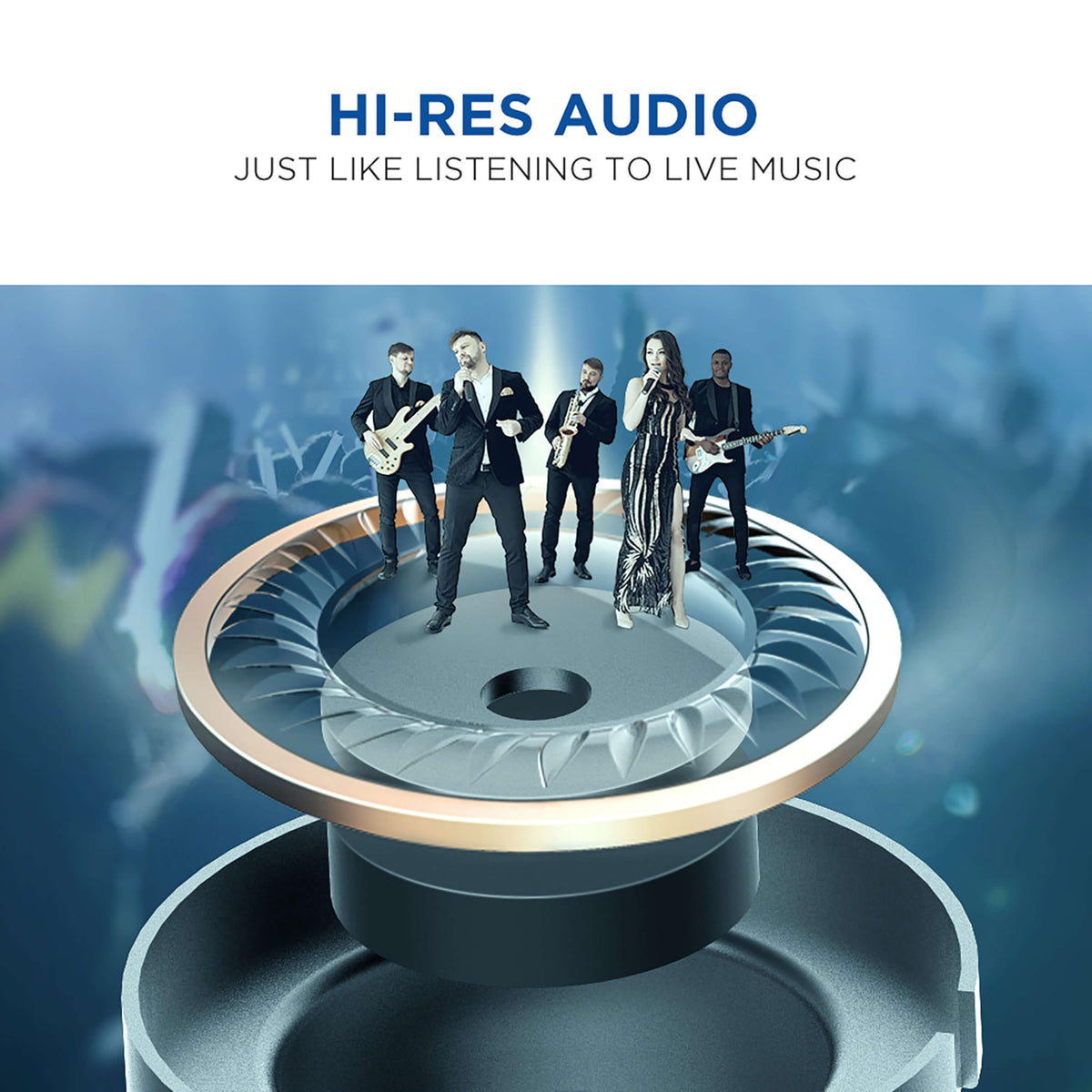 Nine included ear tips for a secure, comfortable fit with 1MORE Triple Driver earphones