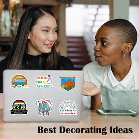 1step2dream Spanish stickers on a journal page spark journaling and creativity