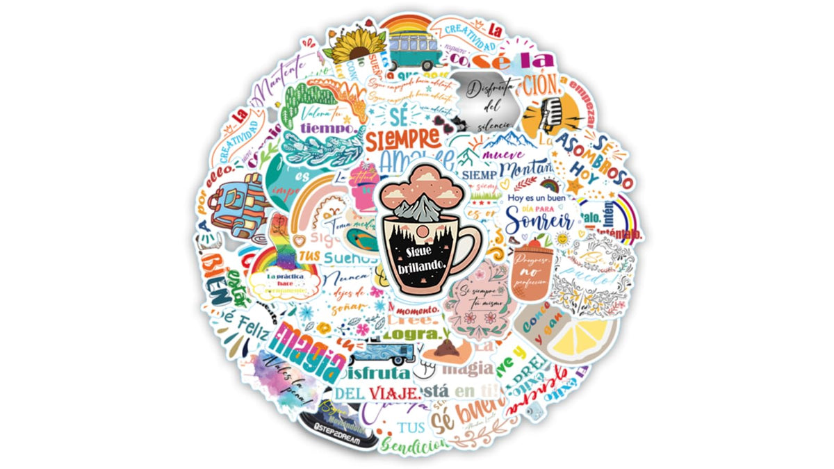 1step2dream Spanish stickers for scrapbooks brighten pages and inspire creativity