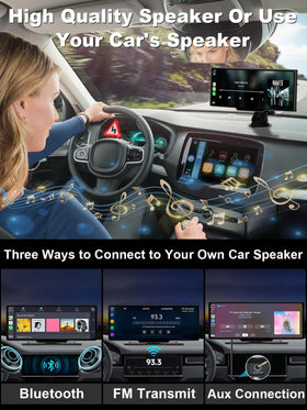 25HOURS big 10.26-inch screen supports mirroring for movies and videos