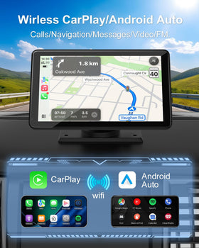 25HOURS close-up of 7-inch touchscreen highlighting responsive controls