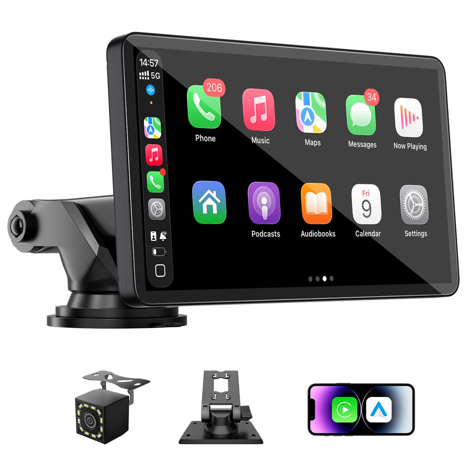25HOURS front panel display showing CarPlay navigation for easier driving