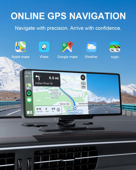 HK3 1080p rear camera with 150-degree view assists parking