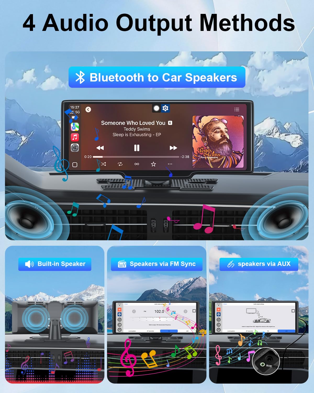 Eye Comfort Mode reduces glare for day and night driving