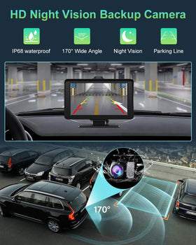 25HOURS mounted on dashboard demonstrating quick install and safer hands-free use