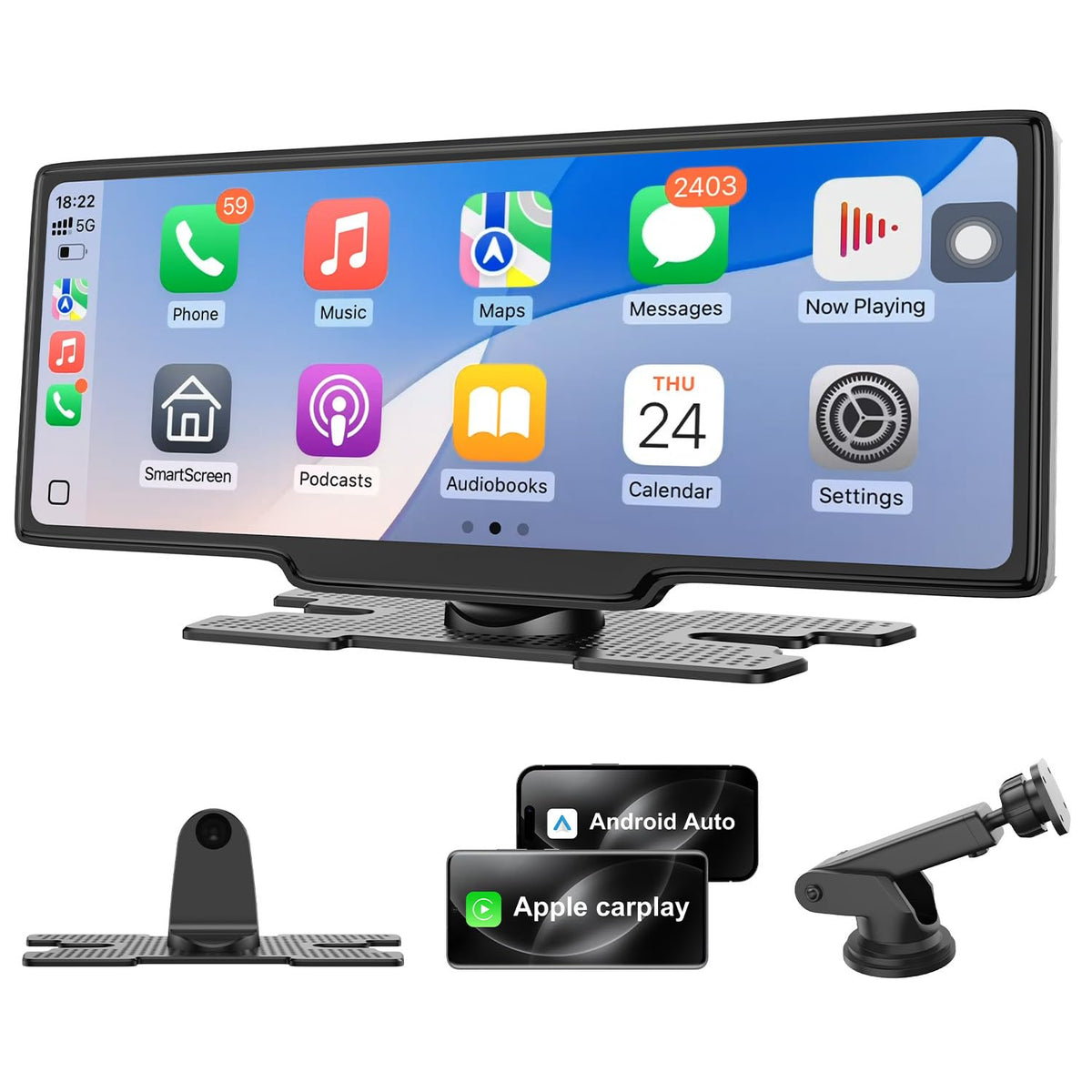 25HOURS wireless CarPlay screen 10.26-inch display for seamless navigation on the road