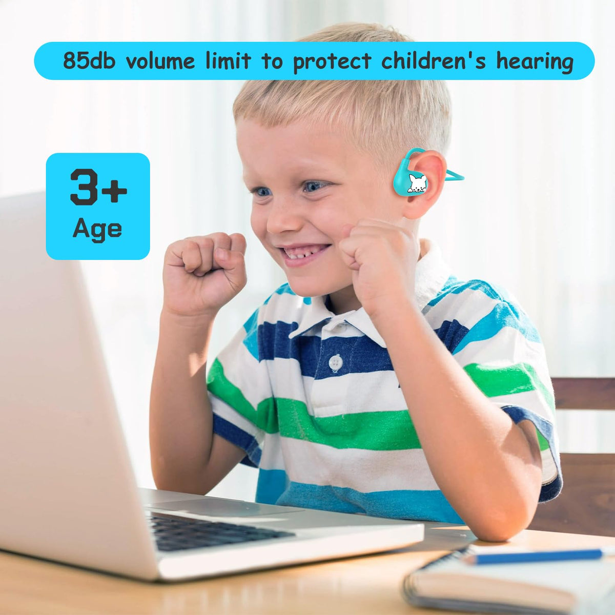 2B2C LK15 85dB limit keeps listening at kid-friendly levels